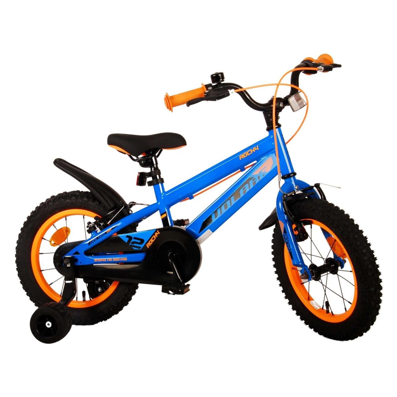 Volare Rocky Kinderfiets - Jongens - 14 inch - Blauw - Twee handremmen (14") (70287962)