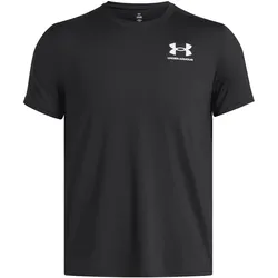 Under Armour, Herren, Sportshirt, Heatgear Fitted SS T-Shirt (L), Schwarz