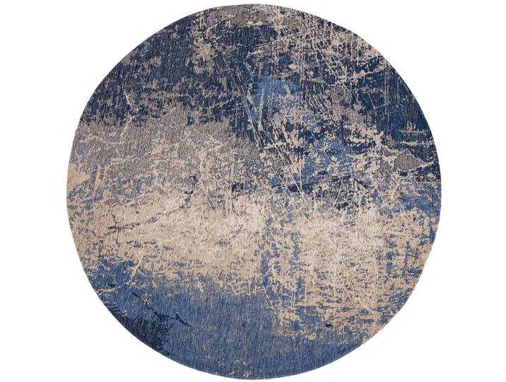 Teppich Cracks blau Anderes Muster Polyester 240 x 240 cm