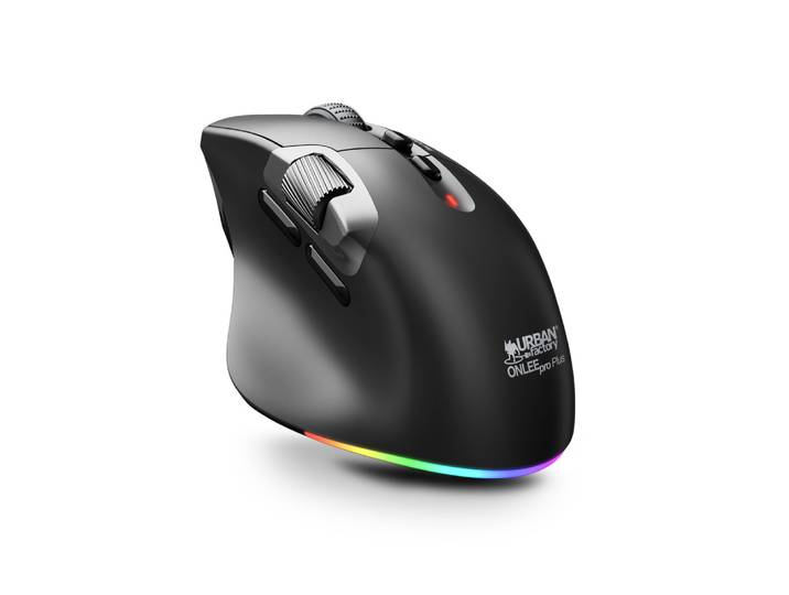 Urban Factory La souris ONLEE PRO Plus, Optique, Bluetooth, 7200 DPI, Noir BTM40UF