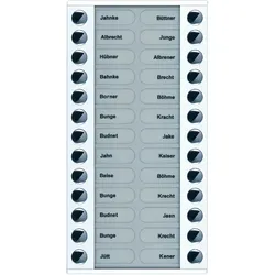 TCS PET26-WS/04 PET/AVE TCS:BUS Klingeltastenerweiterung 26T AP weiß PET26WS04