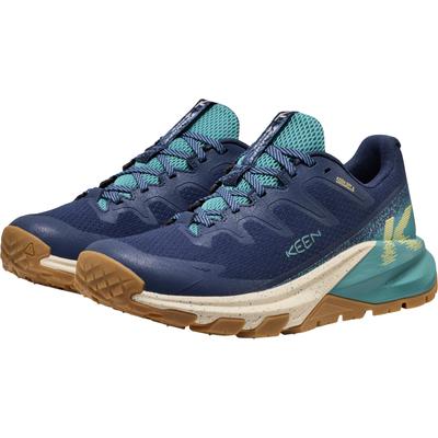 Wanderschuh KEEN "TARGHEE APEX WP", Damen, Gr. 39, Synthetik, naval academy, brittany blau, Schuhe Wanderschuh, wasserdicht, atmungsaktiv
