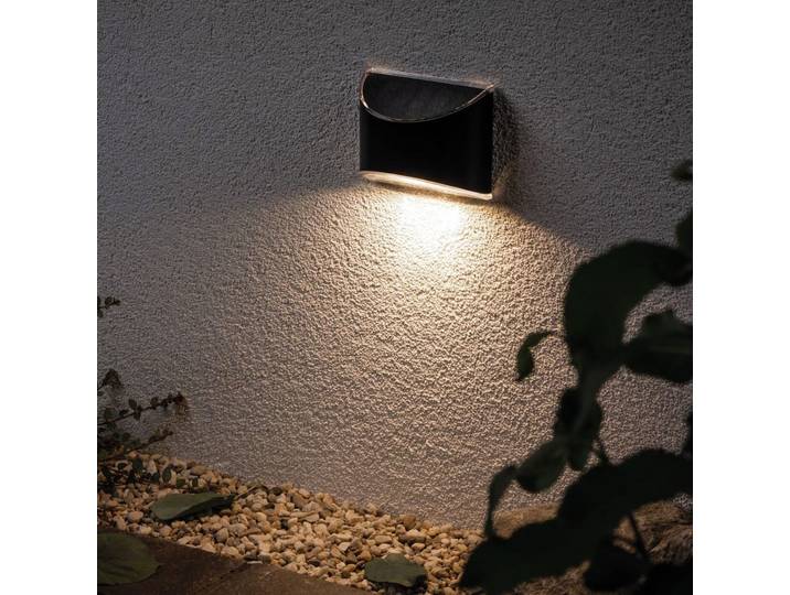 Elliot Solar LED Draußen Wandleuchte IP44 Anthracite - Paulmann - Modern - Metall - Einflammig