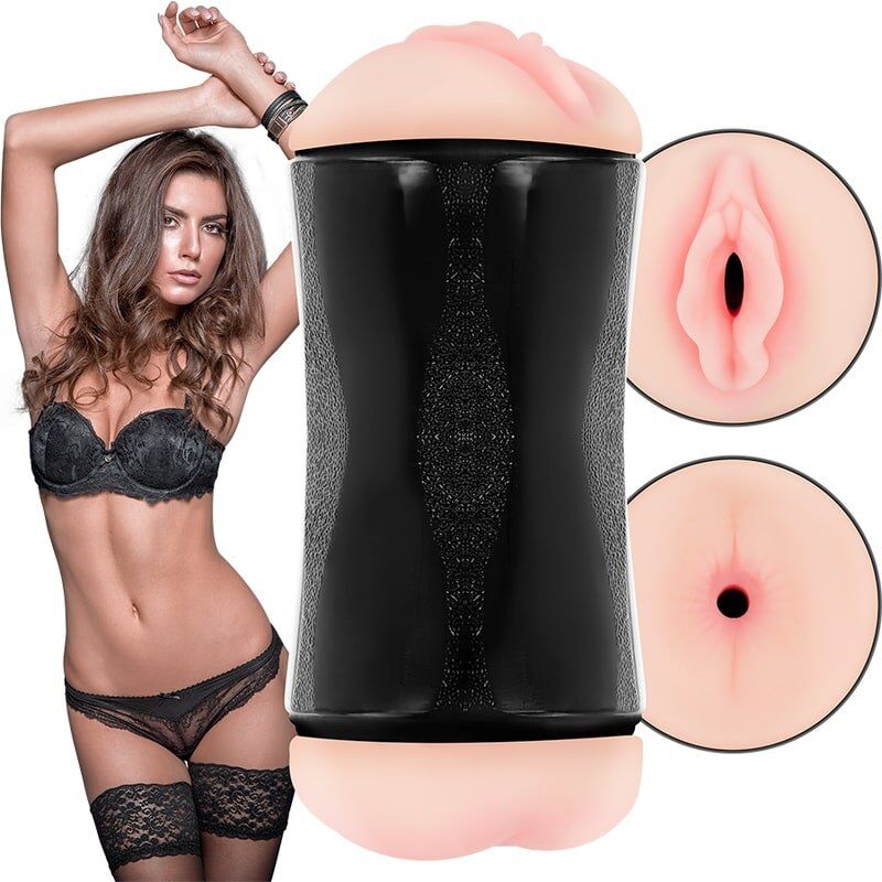 JAMYJOB Masturbateur Réaliste Double Vagin/Anus