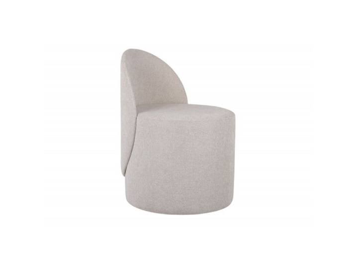 Fauteuil en tissu beige Bégonia - Amadeus