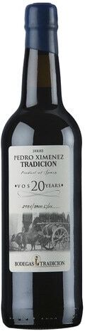 Tradición Vino dulce Pedro Ximénez 20 años Jerez.