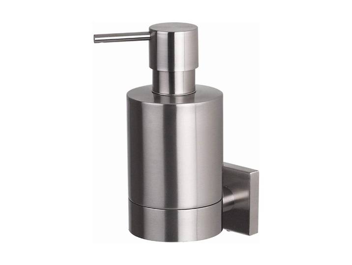 Seifenspender SPIRELLA NYO-STEEL , silber (silberfarben), B:6,5cm H:15cm, Edelstahl, Dosierspender, Seifenspender