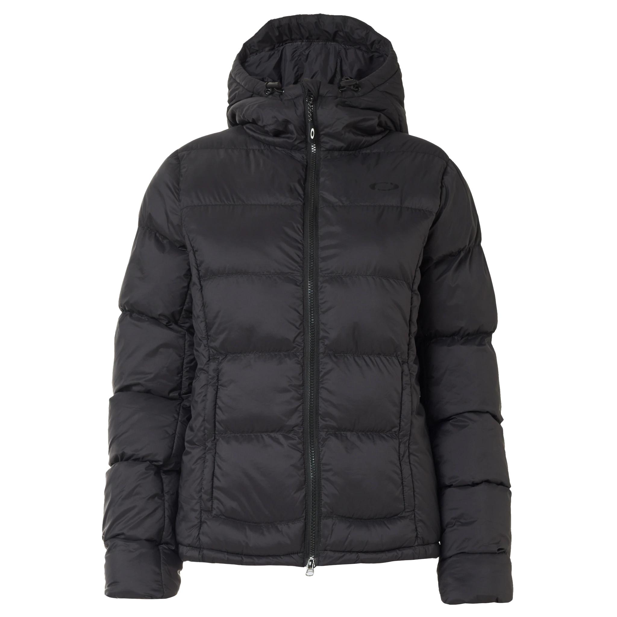 Oakley Long Sleeve Reißverschluss up schwarze Damen Stern isolierte Kapuzenjacke FOA500023