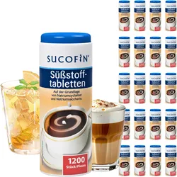 SUCOFIN Süßstoff Tabletten 20 x (1200 Stk √° 72g)