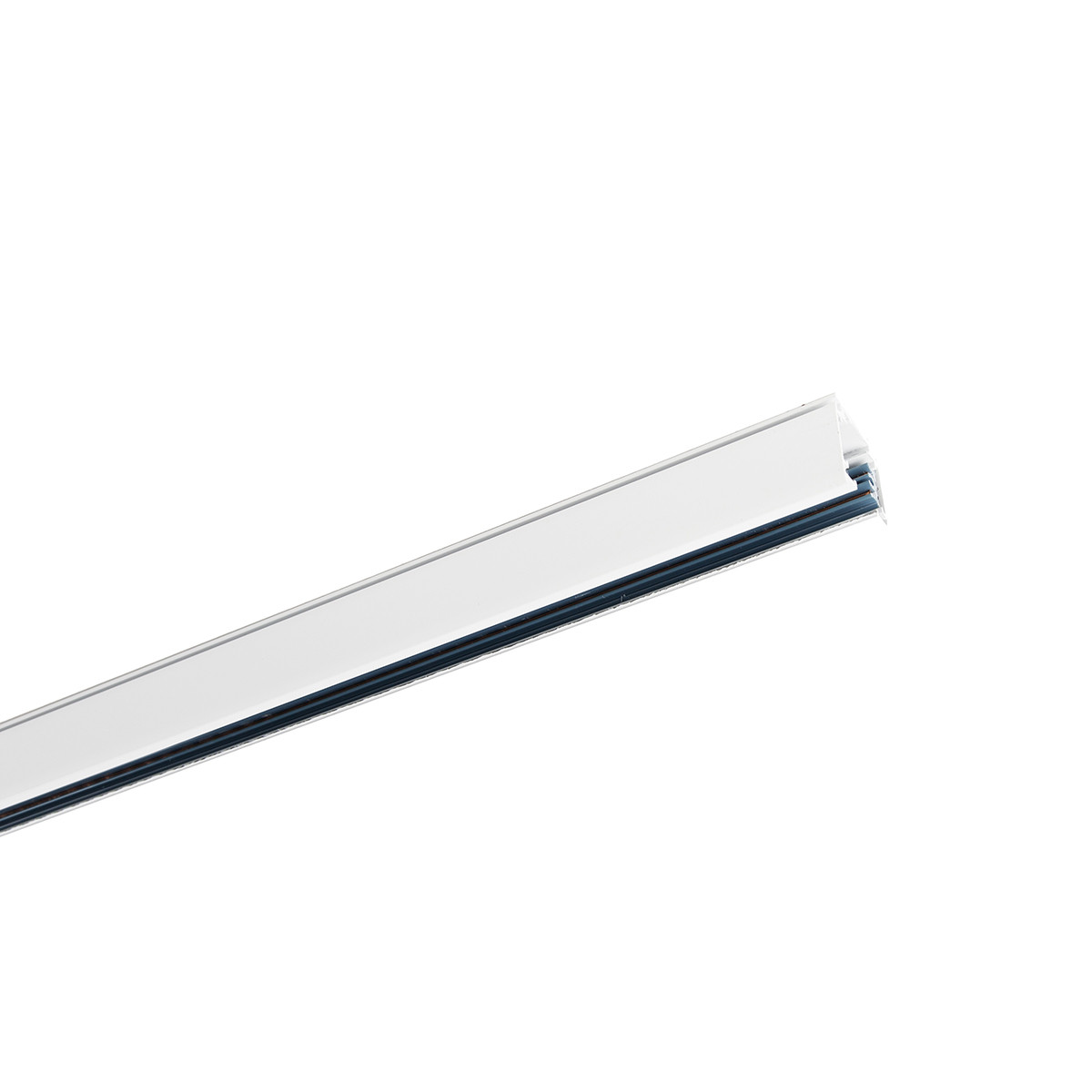 Qazqa Moderne 3-fase aluminium rail wit, 150 cm
