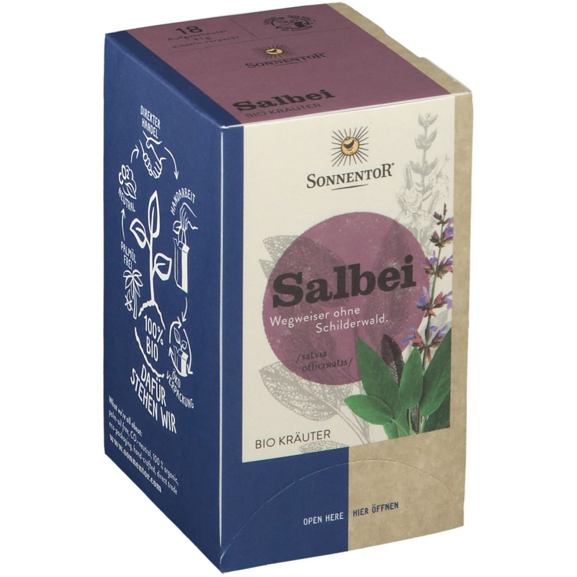 Sonnentor TEE Salbei BTL Bio 18 St Filterbeutel