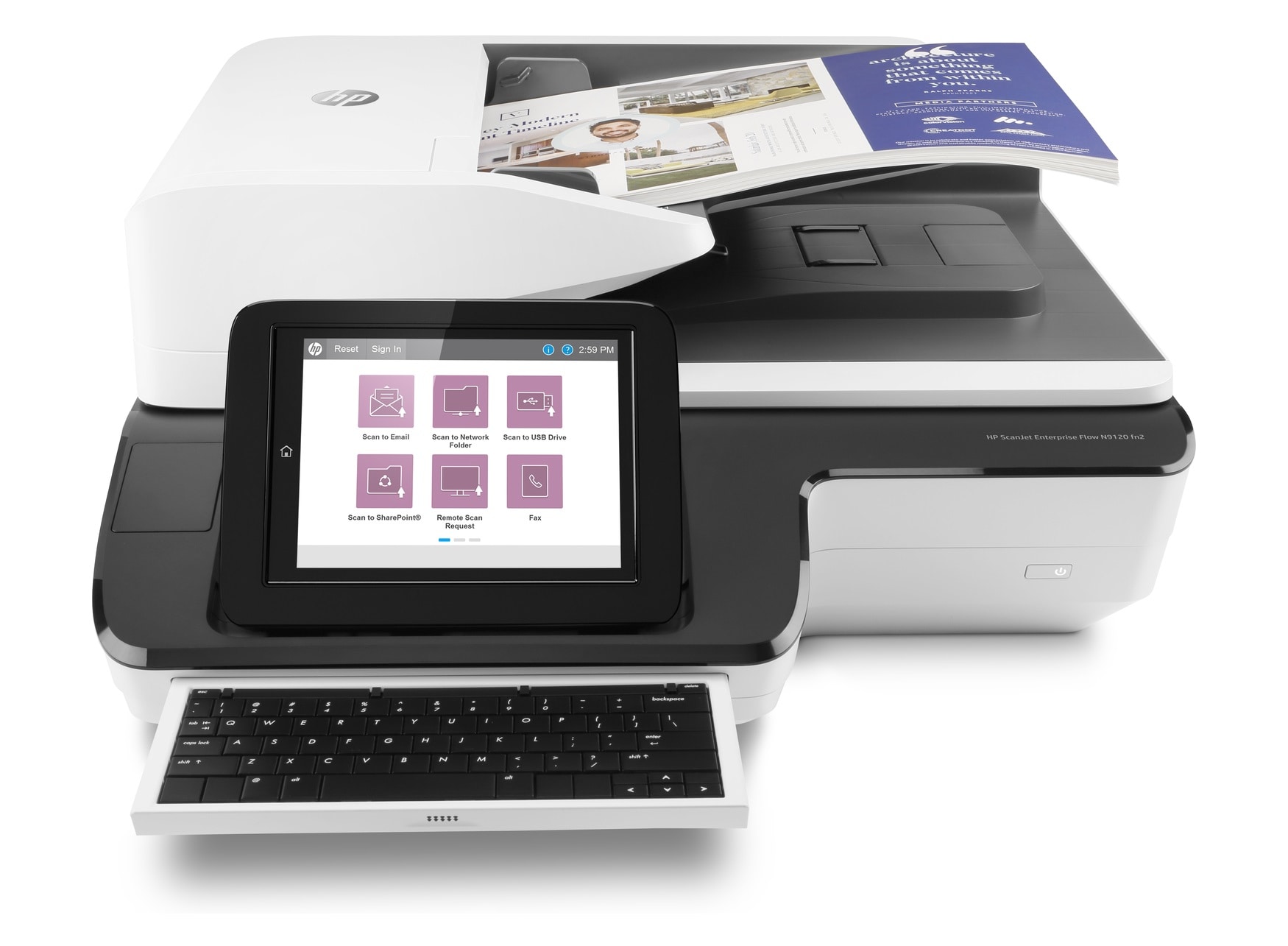 HP ScanJet Enterprise Flow N9120 fn2 Dokumentenscanner A3 USB LAN