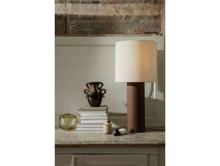 Post Stehleuchte Solid/Neutral - Ferm Living - Wohnzimmer - Vintage - Holz