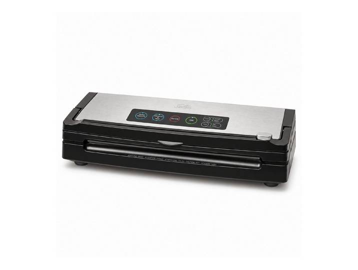 SOLIS OF SWITZERLAND Vakuumierer Vac Premium Auto Lock, Typ 5709, Rollenbreite 30 cm, 120W, One-Touch-Auto-Lock, Pulsfunktion, integrierter Folienschneider