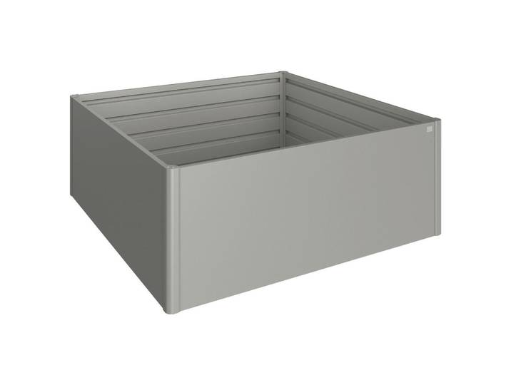 Biohort Hochbeet, Grau, Metall, 2900 l, 201x77x201 cm, Qualität aus Österreich, Gartenzubehör, Hochbeet