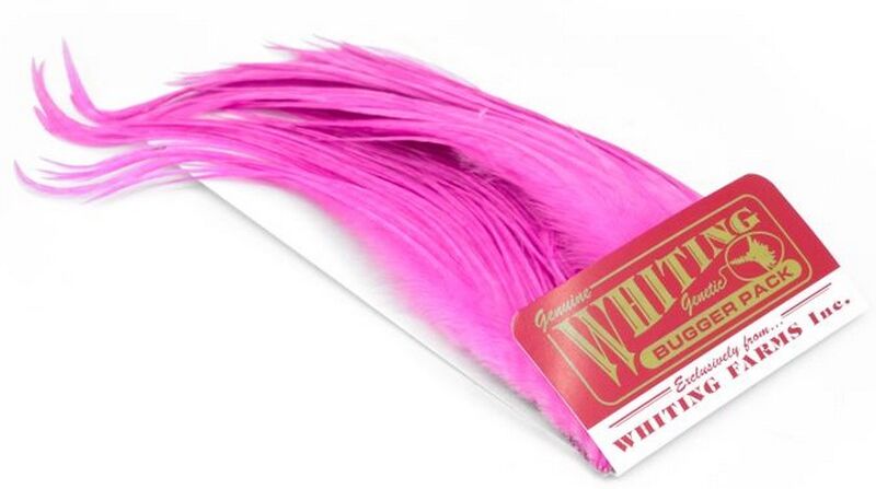Whiting Bugger Pack-White Dyed Pink