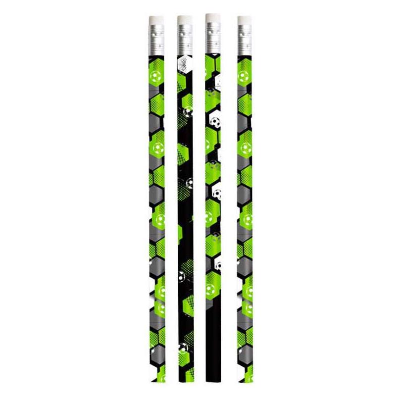 Starpak Bleistifte mit Radiergummi Fussball - 4 Stk. (HB, 4x) (58793505)