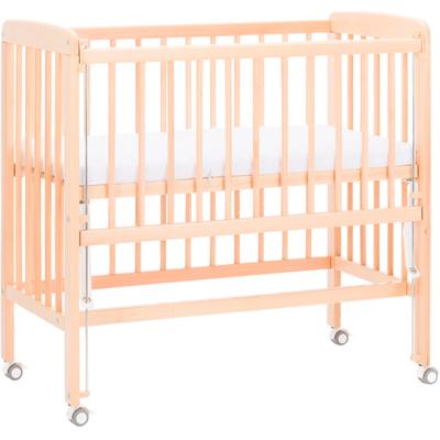 Beistellbett FILLIKID "Nino", Baby, Gr. Liegefläche B/L: 45cm x 90cm, kein Härtegrad, beige (natur), Massivholz, Babybetten, inkl. Matratze; Made in Europe