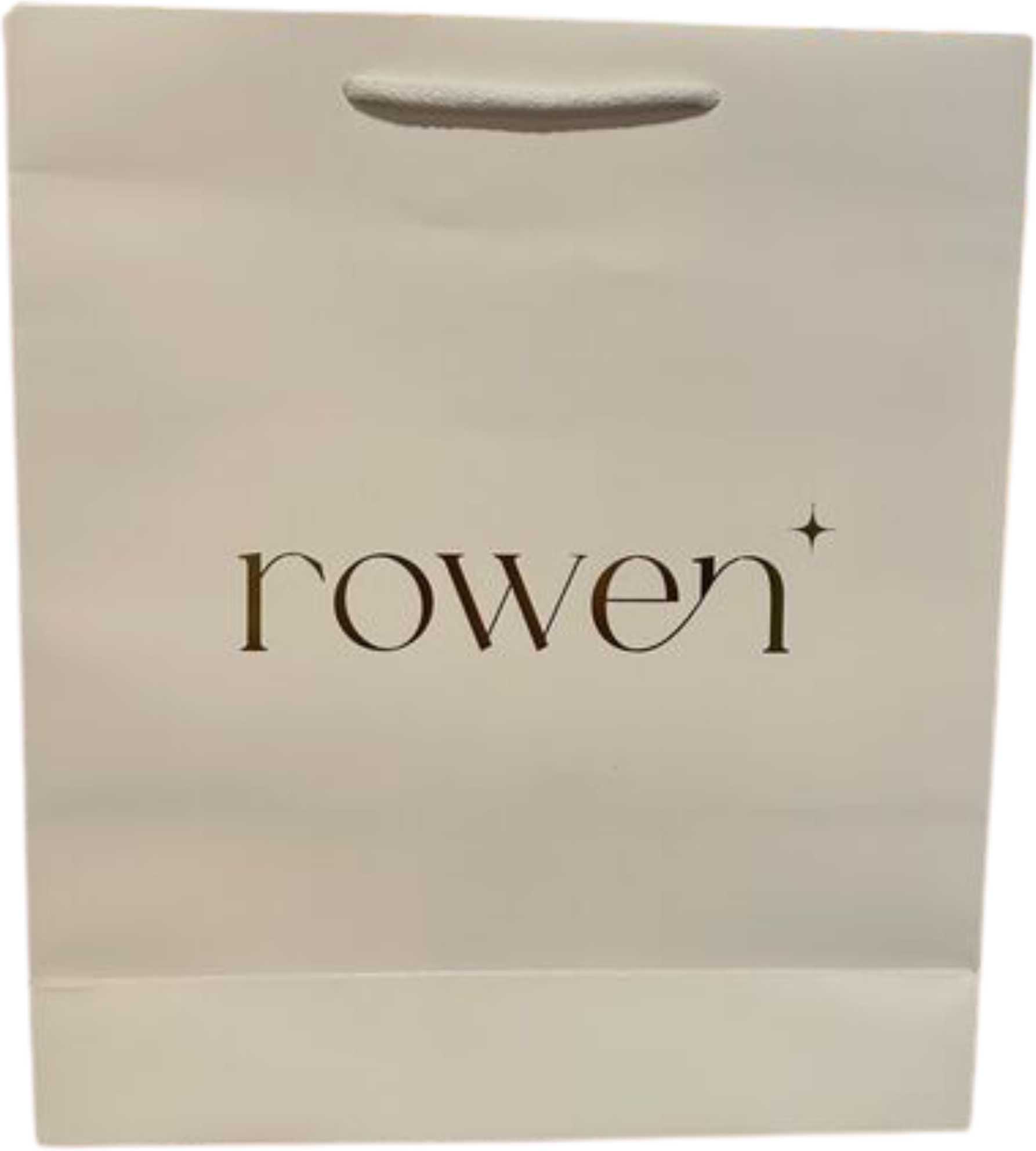 Large Rowen White & Gold Gift Bag
