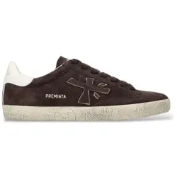 Premiata für Herren. STEVEN Leder-Sneaker Steven braun (43), Wohnung, Schnürsenkel, Lässig