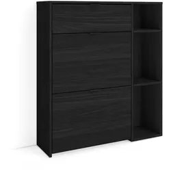 SKRAUT HOME Schuhregal, Schuhschrank, 90x27x102cm, 10 Paar Schuhe, Schuh Organizer, Schwarz _670_9