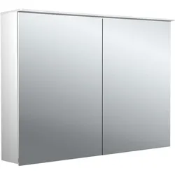 emco pure 2 design LED-Lichtspiegelschrank mit integrierter Beleuchtungsegel, 2 Türen, 1000x711x153mm, 979705404