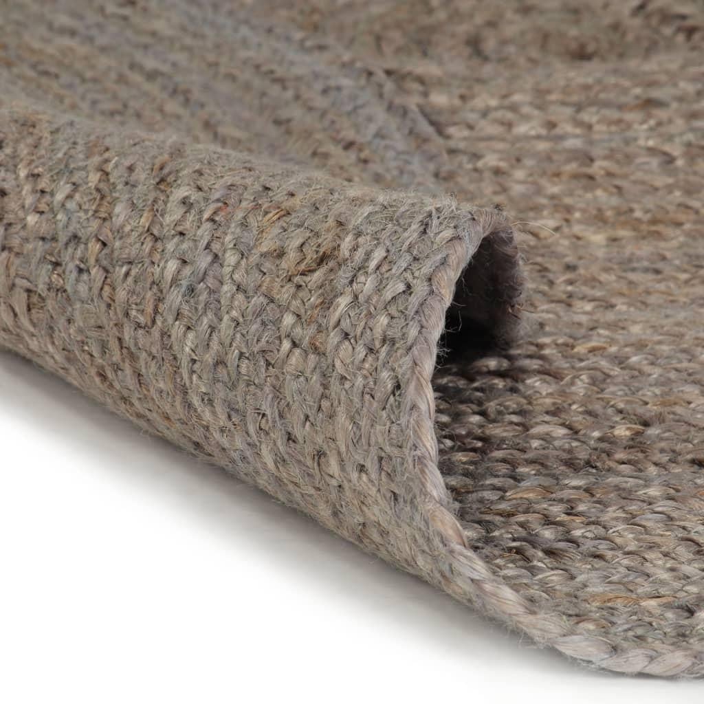 vidaXL Handgemaakt Rond Jute Tapijt