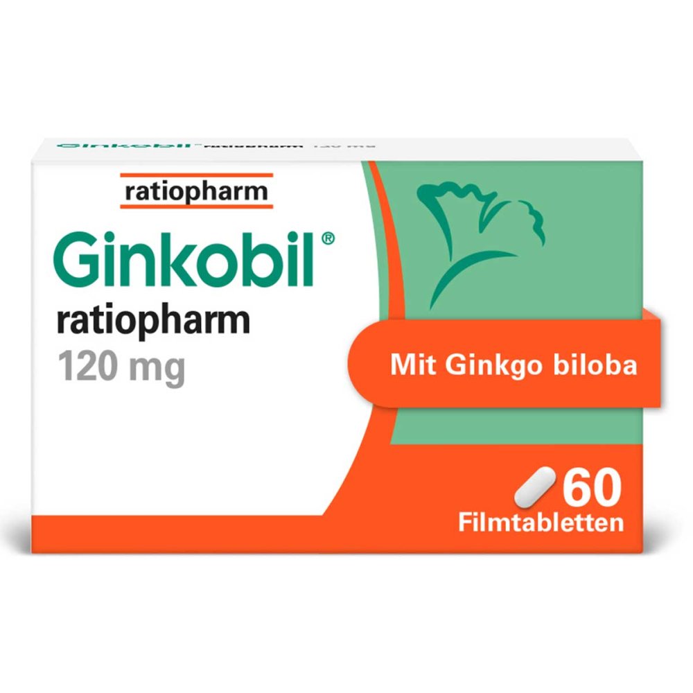 ratiopharm GmbH Ginkobil ratiopharm 120mg mit Ginkgo biloba 06680875