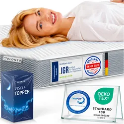 ELONEO Visco Topper Matratzenauflage 120 x 200 x 5 cm