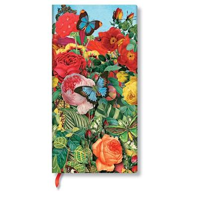 Hardcover Notizbuch Schmetterlingsgarten, Schlank, Liniert, Gebundene Ausgabe von , Paperblanks, 978-1-4397-5451-1