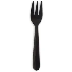 Comas Mini-Dessertgabel 1001 Schwarz, 12er-Packung