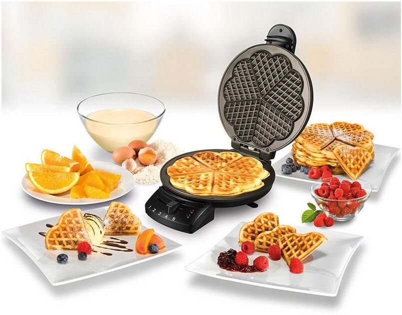 UNOLD Waffeleisen "Diamant", schwarz, Waffeleisen, Waffeleisen schwarz Einheitsgröße