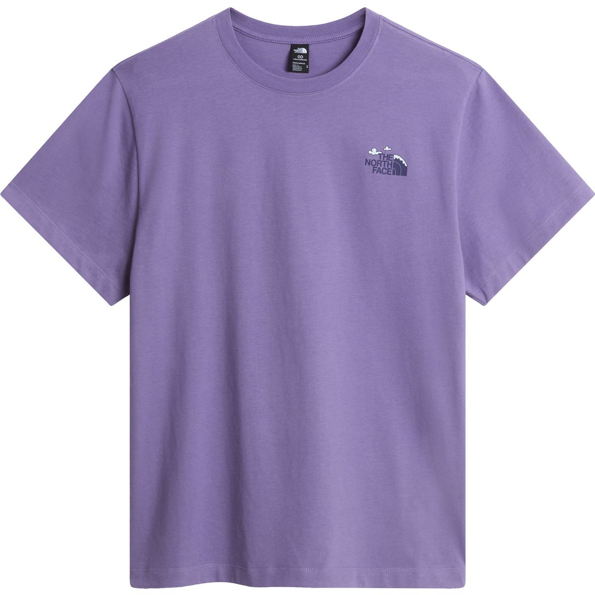 The North Face U NAT High Society RLX Softshell Tee-graphic grounded plum (NNK) XXS NF0A8JPQNNK-XXS