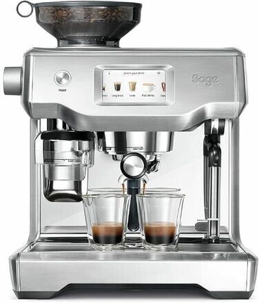 Sage The Oracle Touch Siebträgermaschine - Edelstahl Gebürstet - - MaxiCoffee