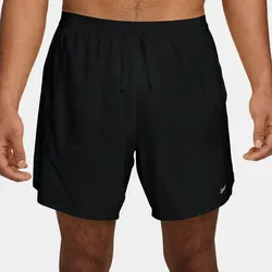 NIKE Stride Dri-FIT Laufshorts Herren 010 - black/reflective silv XXL