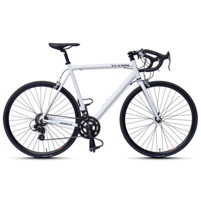 Rennrad WYNN "Rennrad 28 Zoll Shimano Tourney ROD1.0" Gr. 58, weiß, Fahrräder, 58cm, 28 Zoll (71,12cm) hinten: 28 Zoll (71,12cm)