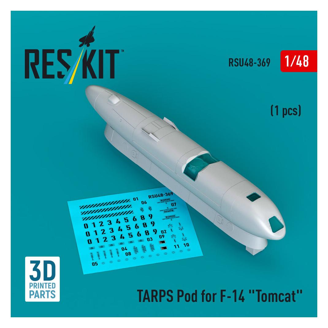 ResKit TARPS pod for F-14 Tomcat (1 pcs) (3D printed) (RSU48-0369)