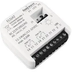 Eldat, Aktor, UP-Empfänger RCJ37E5002A0-K Easywave 12-24VAC/ 12-32VDC 2x Wechsler (Schaltaktor)