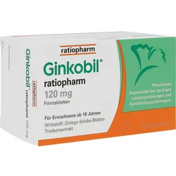 Ginkobil Ratiopharm 120 mg Filmtabletten 200 ST