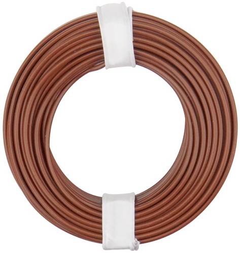 Donau Elektronik 125-018 Litze 1 x 0.25mm² Braun 10m