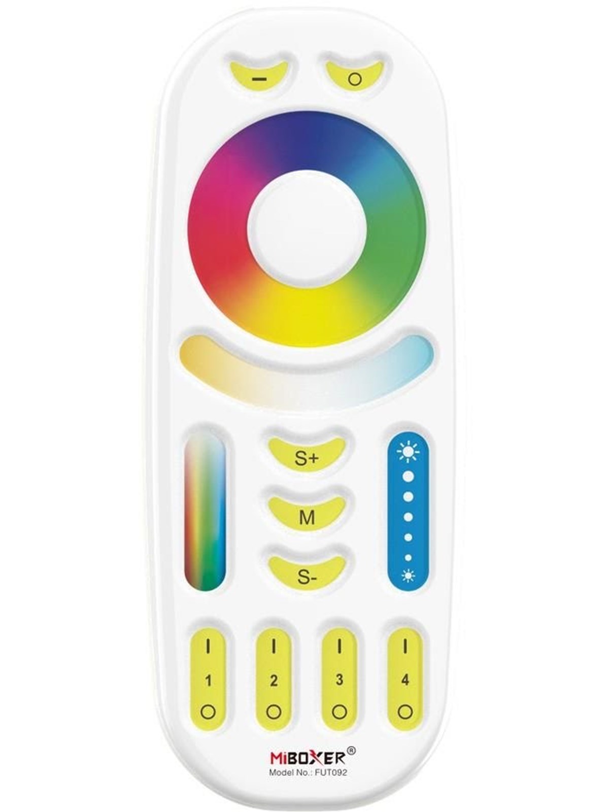 Miboxer Fjernbetjening - RGB-CCT - 3V - 4 Zoner