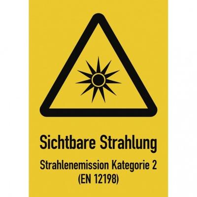 Dreifke® Schild, Warnzeichen - Symbol und Text nach Ihren Angaben, Alu, 210x297 mm
