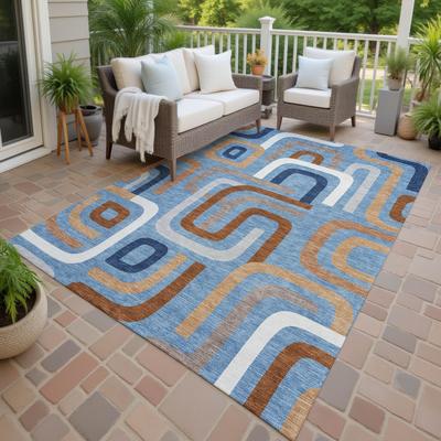 Addison Rugs Machine Washable Indoor/ Outdoor Modern Penner Chantille Rug