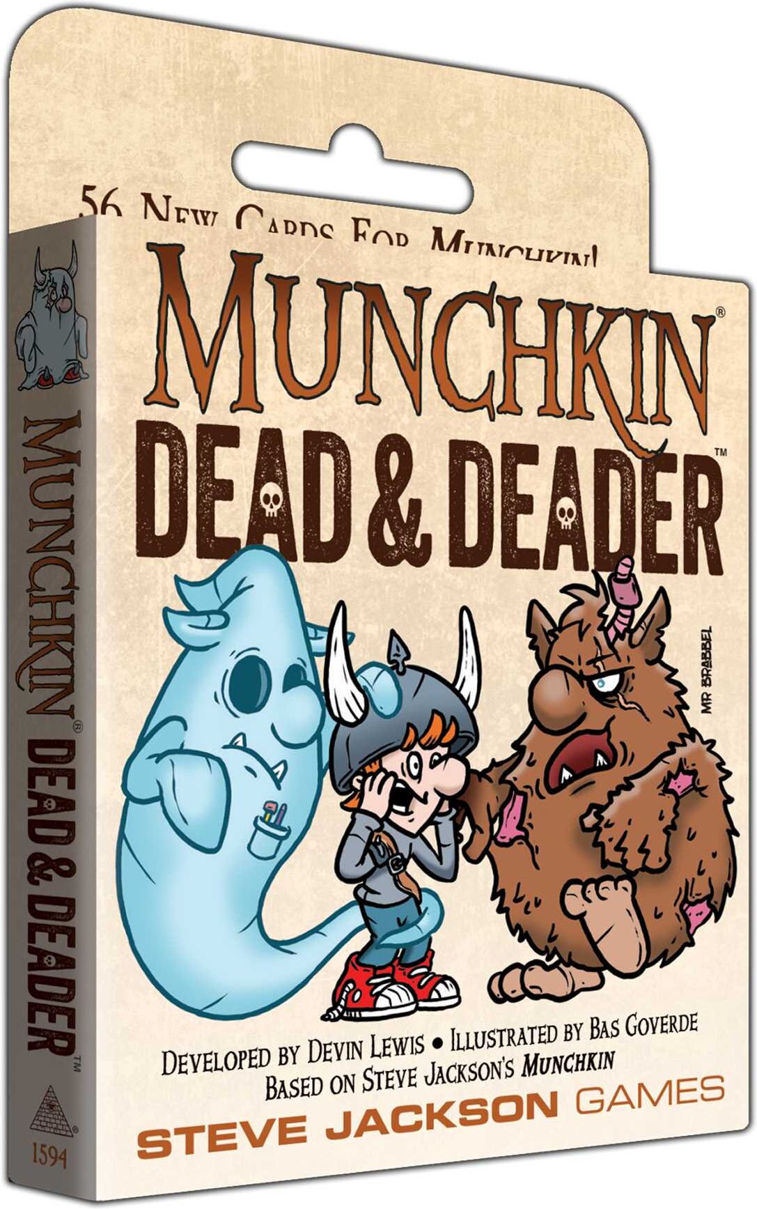 Munchkin Dead ; Deader 56-Card Expansion for Munchkin Card Game, Ages 10+, by Steve Jackson Games