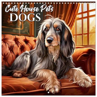 Dogs - Cute House Pets (Wall Calendar 2027 12 × 12 Inch) CALVENDO 12 Month Wall Calendar