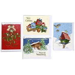Mini Adventskalender Postkarten, sortiert (Set 1)