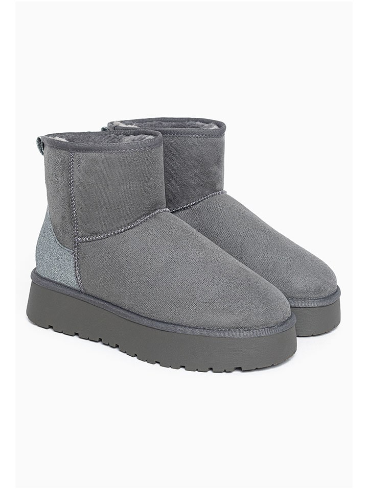 ISLAND BOOT Winterboots "Caspian" in Grau - 40