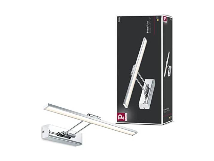 Paulmann 99889 LED schilderijlamp Galeria incl. 1x7 watt schilderijverlichting chroom schilderijlicht metaal opzetlamp 2700 K