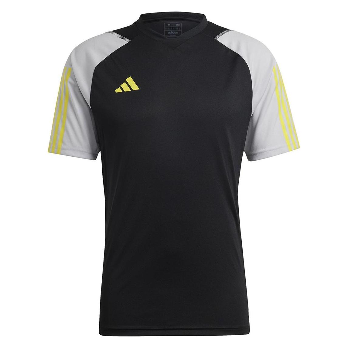 Adidas Herren Tiro 23 Wettkampftrikot schwarz und grau HU1295 (L) (L) (HU1295)