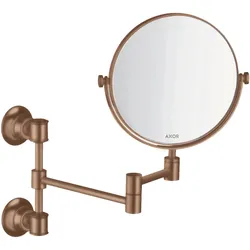 hansgrohe AXOR Montreux Rasierspiegel, 42090310, Farbe: Brushed Red Gold